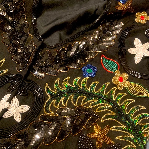 Stunning Beaded Dress - M - Picture 5 of 8